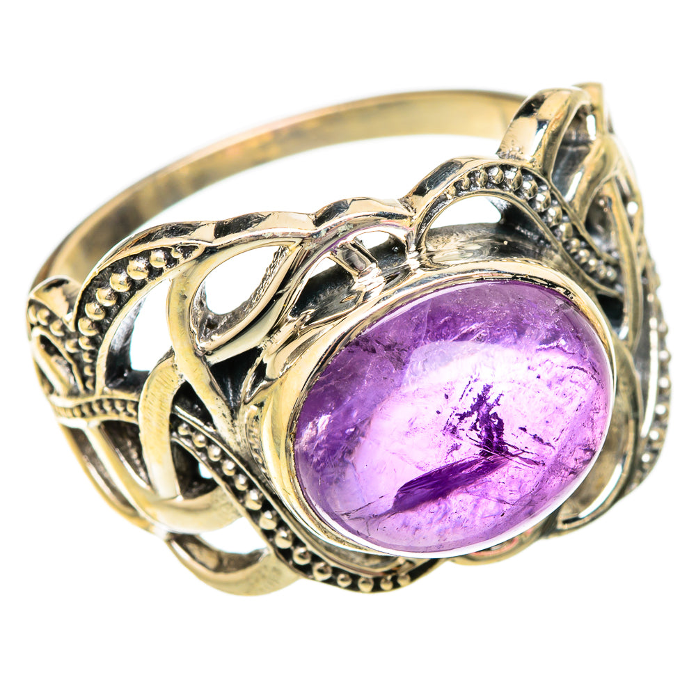Amethyst Rings handcrafted by Ana Silver Co - RING101219
