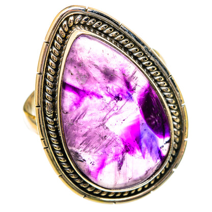 Star Amethyst Rings handcrafted by Ana Silver Co - RING101223