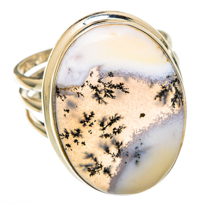 Dendritic Opal Rings handcrafted by Ana Silver Co - RING101226