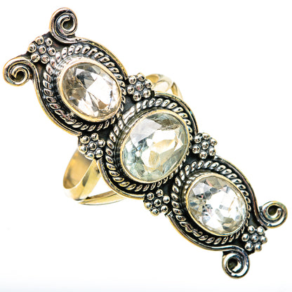 White Quartz Rings handcrafted by Ana Silver Co - RING101239 - Photo 2