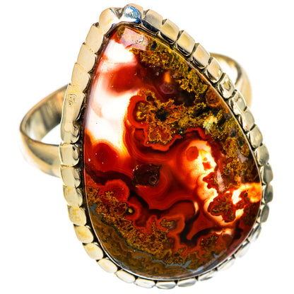 Moroccan Agate Rings handcrafted by Ana Silver Co - RING101240