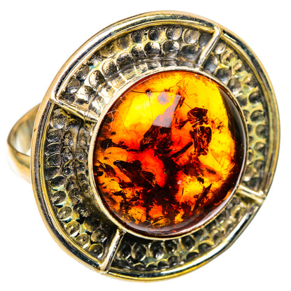 Baltic Amber Rings handcrafted by Ana Silver Co - RING101243 - Photo 2
