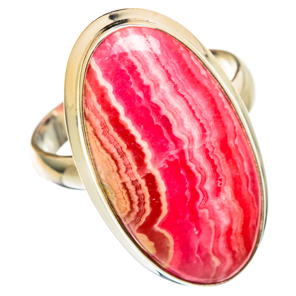 Rhodochrosite Rings handcrafted by Ana Silver Co - RING101247