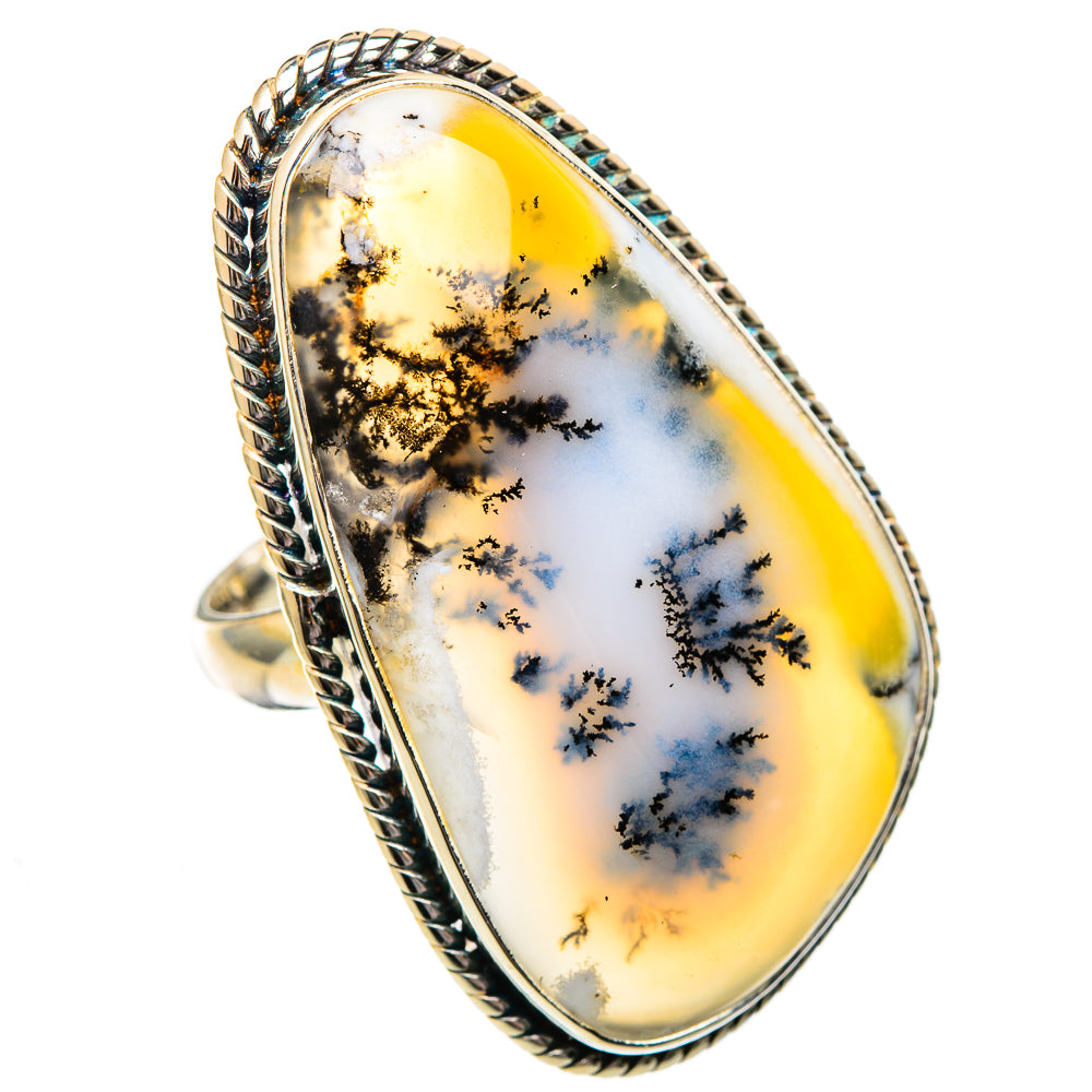 Dendritic Opal Rings handcrafted by Ana Silver Co - RING101252