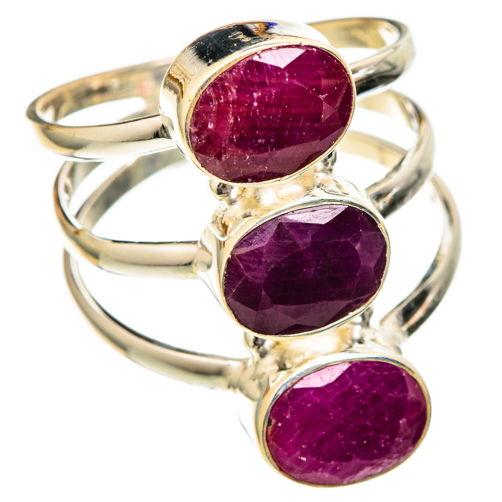 Ruby Rings handcrafted by Ana Silver Co - RING101267