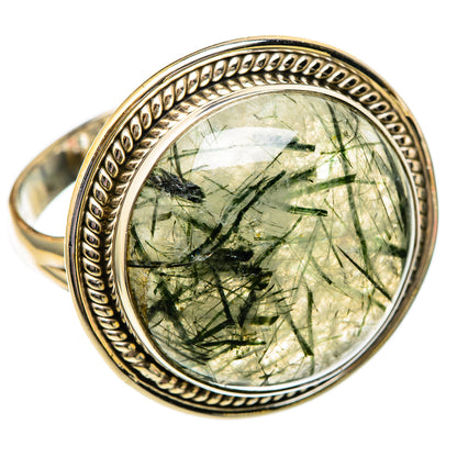 Tourmalinated Quartz Rings handcrafted by Ana Silver Co - RING101270 - Photo 2