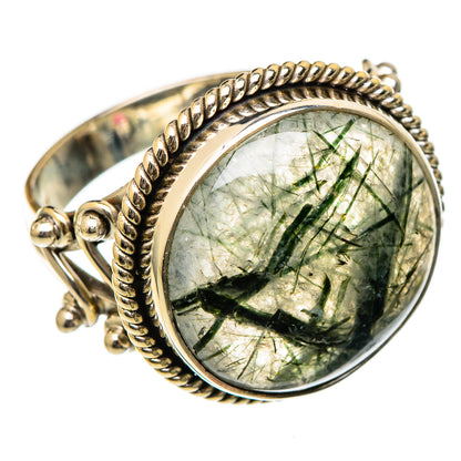 Tourmalinated Quartz Rings handcrafted by Ana Silver Co - RING101271