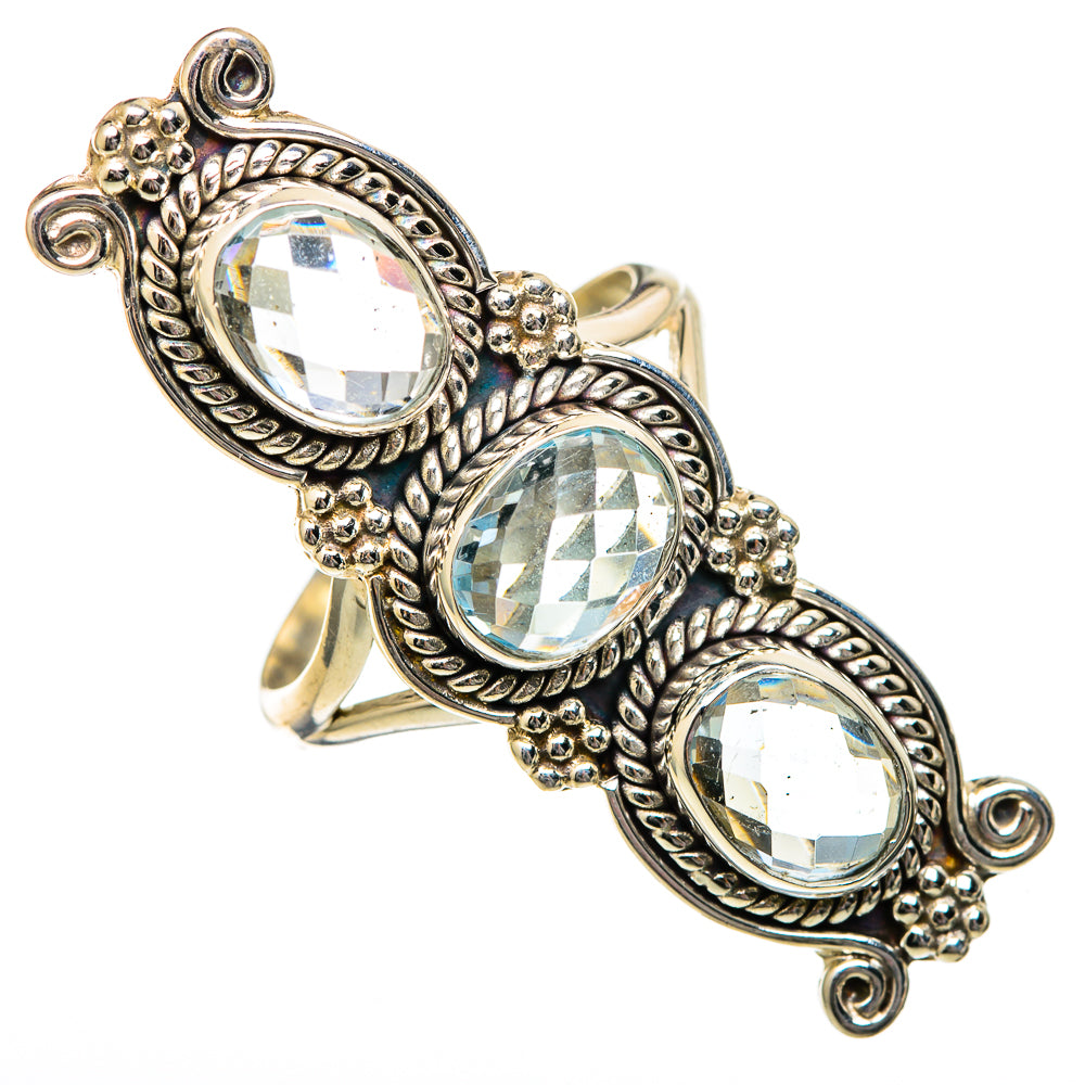 White Quartz Rings handcrafted by Ana Silver Co - RING101280
