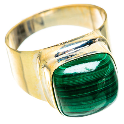 Malachite Rings handcrafted by Ana Silver Co - RING101281