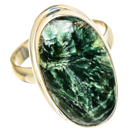 Seraphinite Rings handcrafted by Ana Silver Co - RING101282 - Photo 2