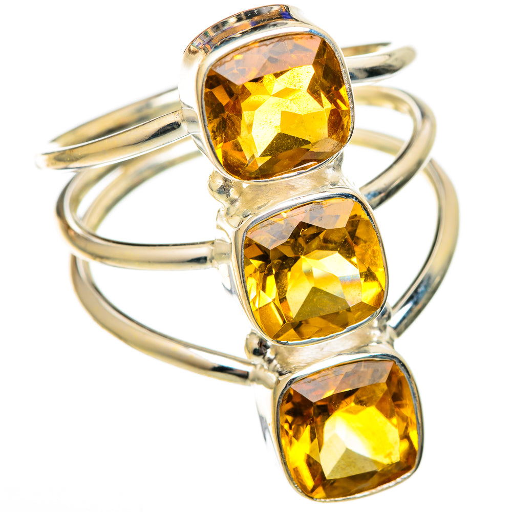 Citrine Rings handcrafted by Ana Silver Co - RING101283