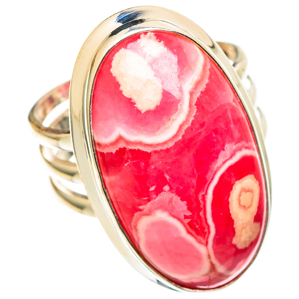 Rhodochrosite Rings handcrafted by Ana Silver Co - RING101284