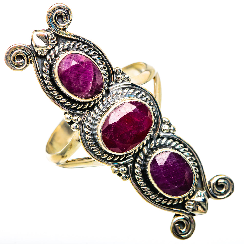 Ruby Rings handcrafted by Ana Silver Co - RING101288 - Photo 2