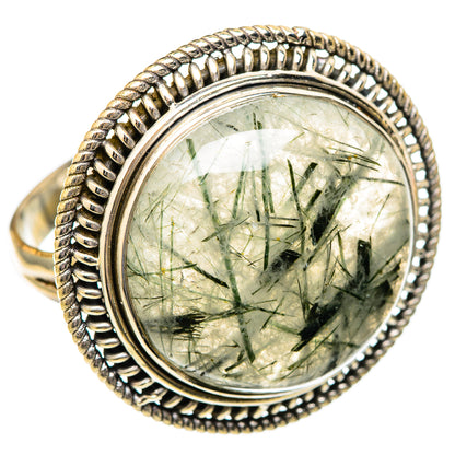 Tourmalinated Quartz Rings handcrafted by Ana Silver Co - RING101289 - Photo 2