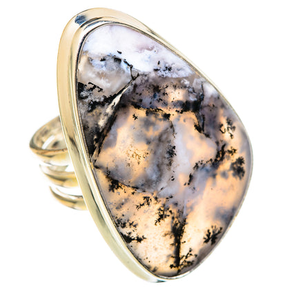 Dendritic Opal Rings handcrafted by Ana Silver Co - RING101291