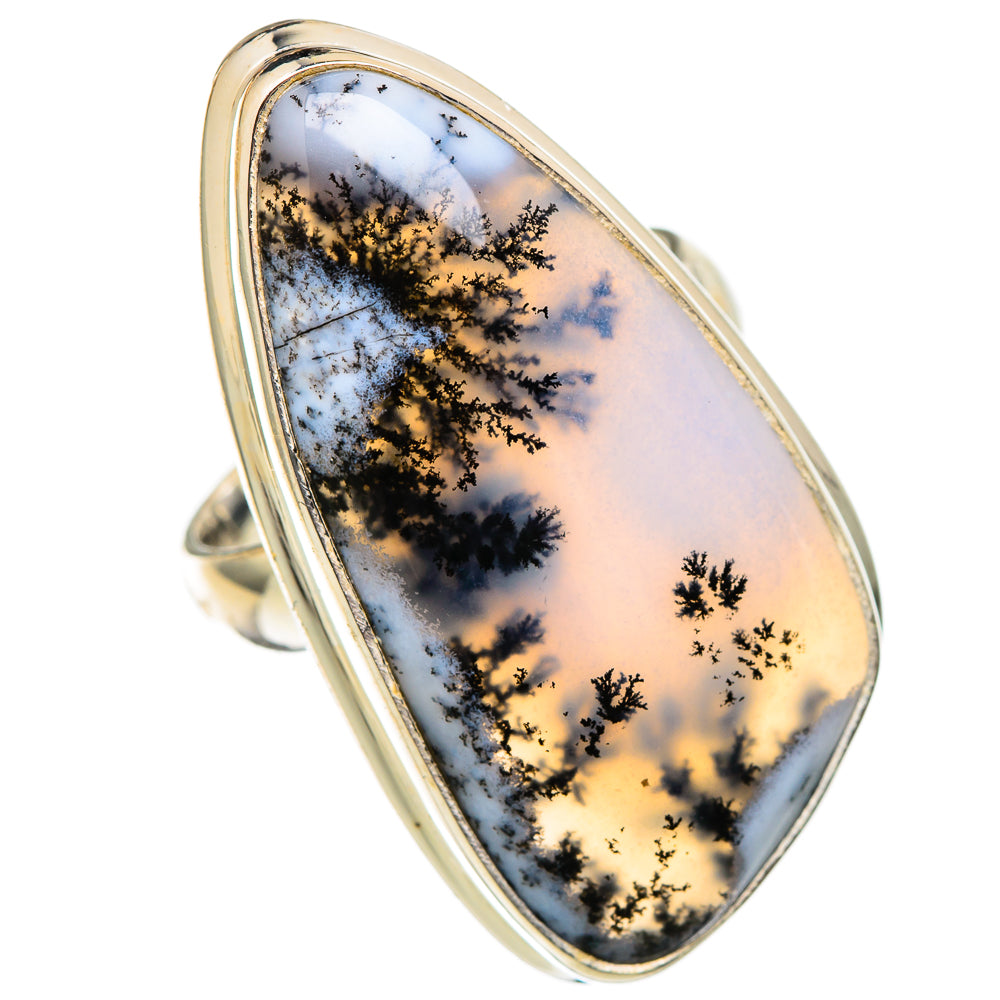 Dendritic Opal Rings handcrafted by Ana Silver Co - RING101301