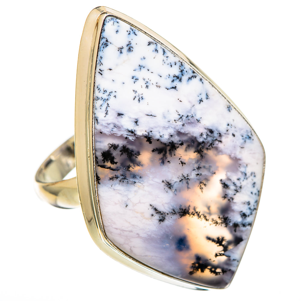 Dendritic Opal Rings handcrafted by Ana Silver Co - RING101302