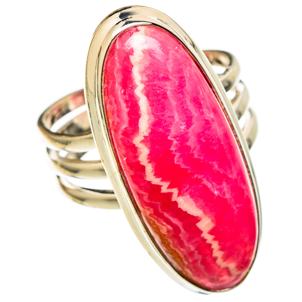 Rhodochrosite Rings handcrafted by Ana Silver Co - RING101317