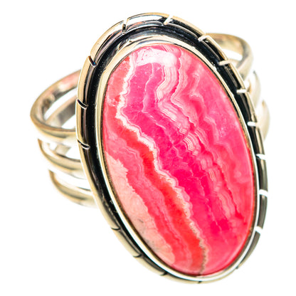 Rhodochrosite Rings handcrafted by Ana Silver Co - RING101319