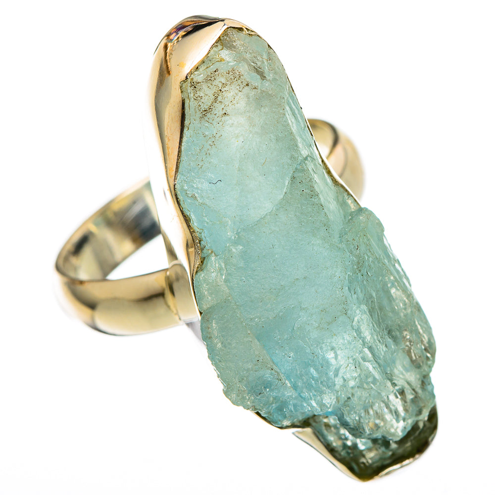 Aquamarine Rings handcrafted by Ana Silver Co - RING101329 - Photo 2