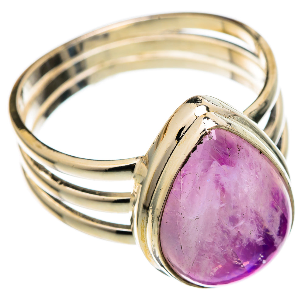 Pink Moonstone Rings handcrafted by Ana Silver Co - RING101339 - Photo 2