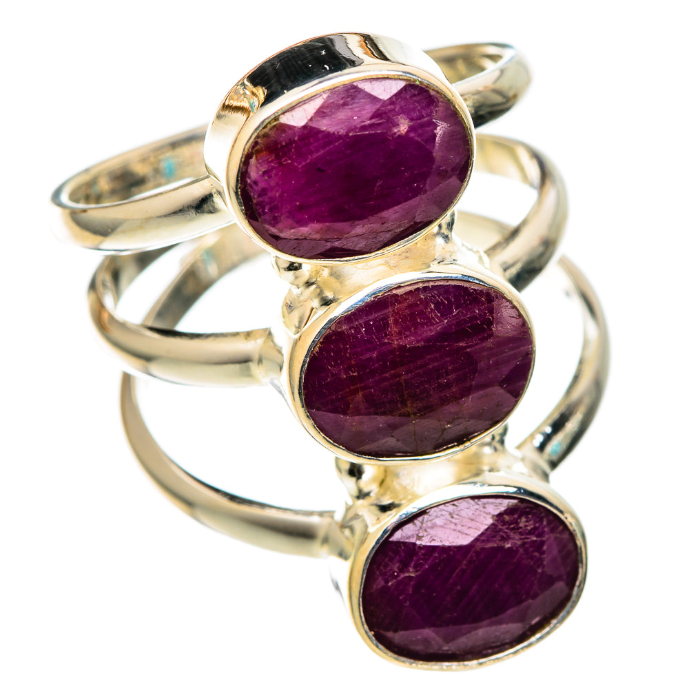 Ruby Rings handcrafted by Ana Silver Co - RING101340