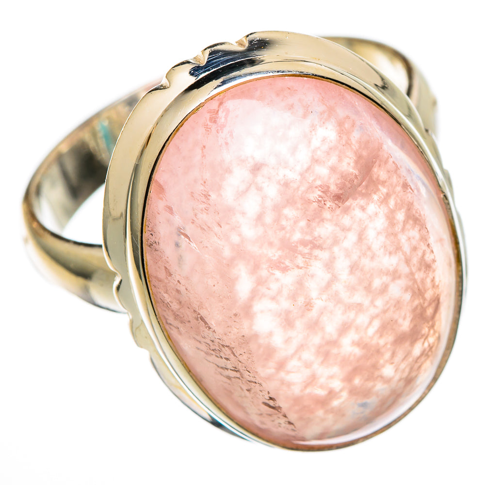 Rose Quartz Rings handcrafted by Ana Silver Co - RING101341