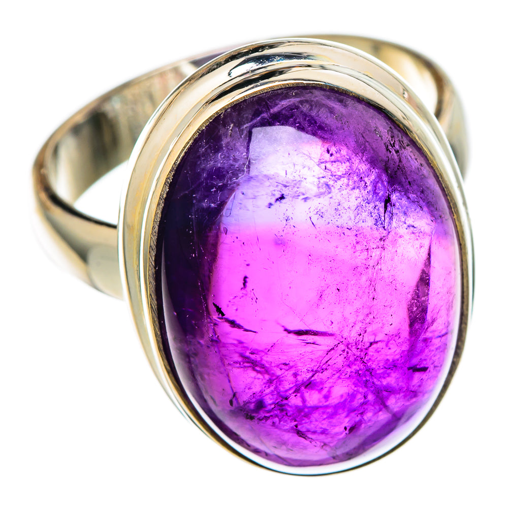 Amethyst Rings handcrafted by Ana Silver Co - RING101345 - Photo 2