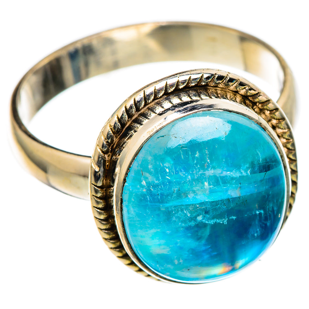 Rainbow Moonstone Rings handcrafted by Ana Silver Co - RING101357
