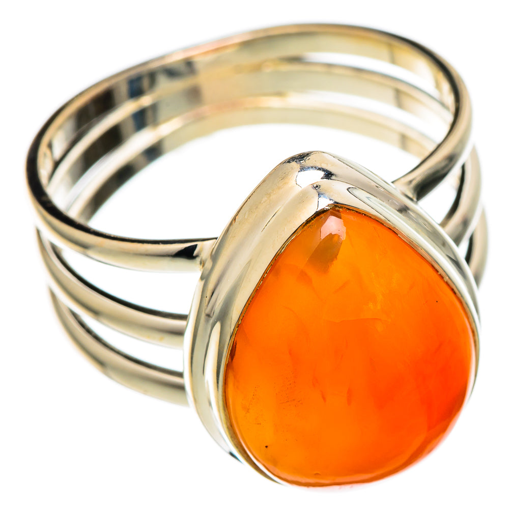 Carnelian Rings handcrafted by Ana Silver Co - RING101363