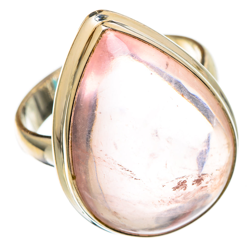 Rose Quartz Rings handcrafted by Ana Silver Co - RING101364 - Photo 2