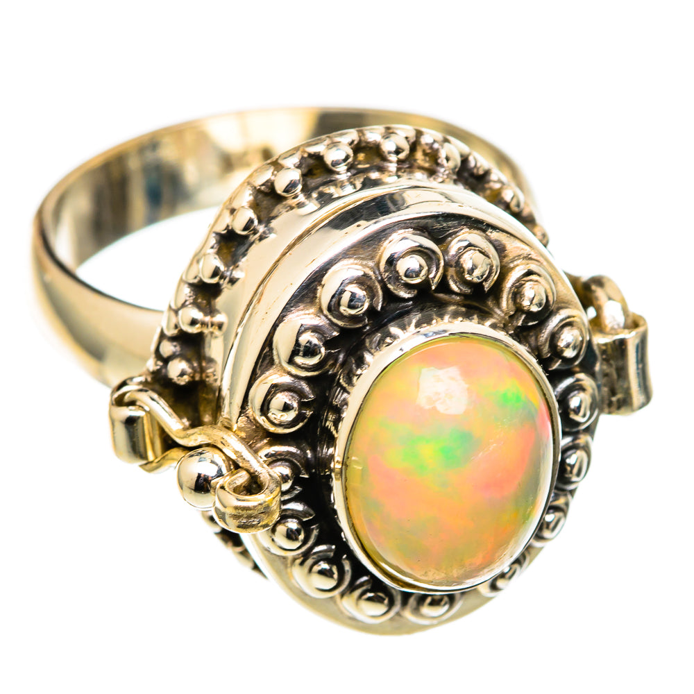 Ethiopian Opal Rings handcrafted by Ana Silver Co - RING101375