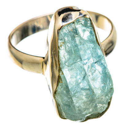 Aquamarine Rings handcrafted by Ana Silver Co - RING101376 - Photo 2