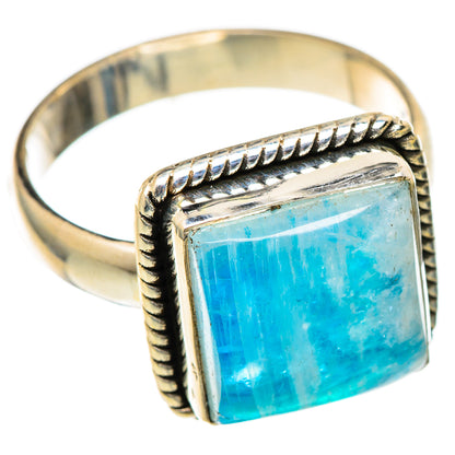 Rainbow Moonstone Rings handcrafted by Ana Silver Co - RING101378