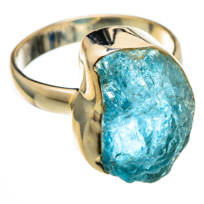 Aquamarine Rings handcrafted by Ana Silver Co - RING101379 - Photo 2