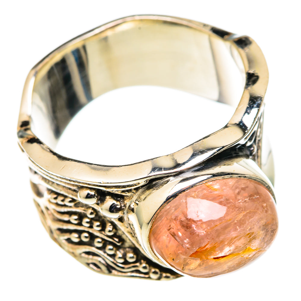 Pink Tourmaline Rings handcrafted by Ana Silver Co - RING101386 - Photo 2