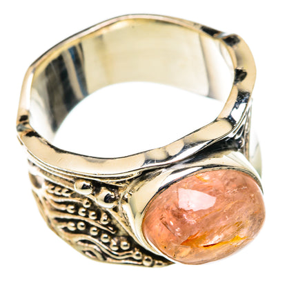 Pink Tourmaline Rings handcrafted by Ana Silver Co - RING101386 - Photo 2