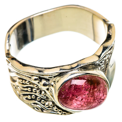 Pink Tourmaline Rings handcrafted by Ana Silver Co - RING101387