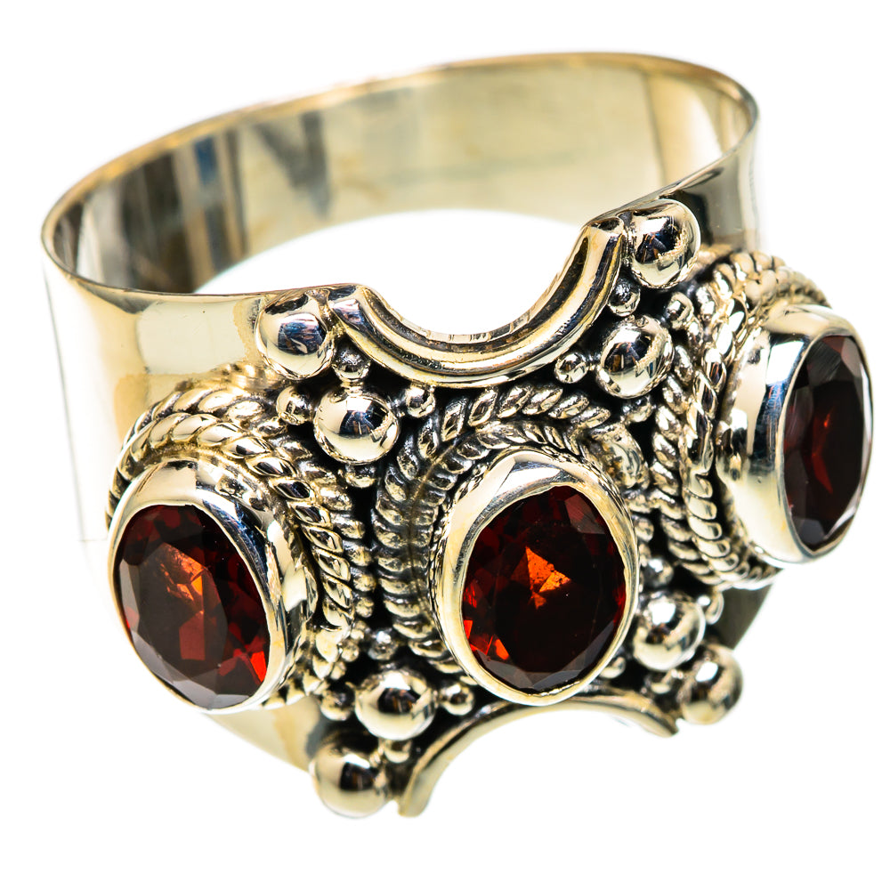 Garnet Rings handcrafted by Ana Silver Co - RING101389