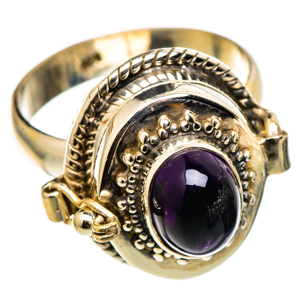 Amethyst Rings handcrafted by Ana Silver Co - RING101390 - Photo 2