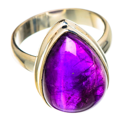 Amethyst Rings handcrafted by Ana Silver Co - RING101391 - Photo 2