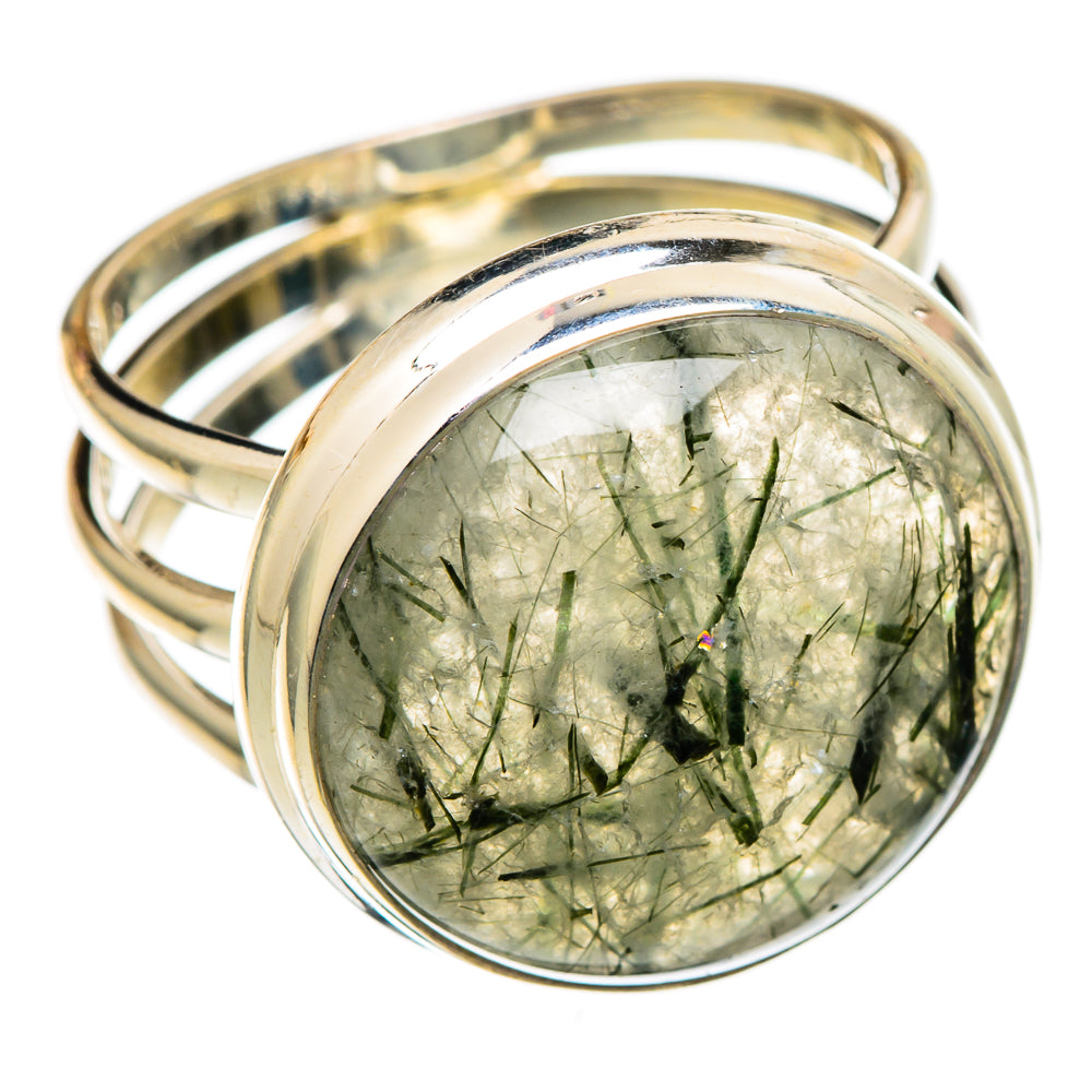 Tourmalinated Quartz Rings handcrafted by Ana Silver Co - RING101392