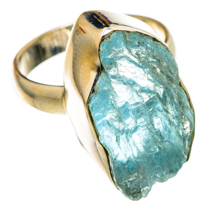 Aquamarine Rings handcrafted by Ana Silver Co - RING101402