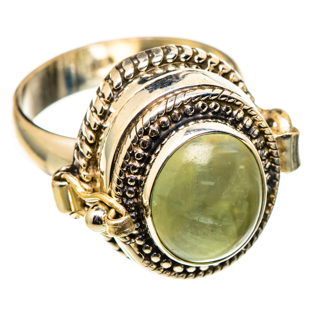Prehnite Rings handcrafted by Ana Silver Co - RING101404