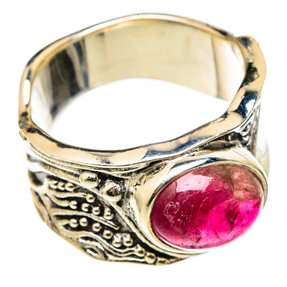 Pink Tourmaline Rings handcrafted by Ana Silver Co - RING101411