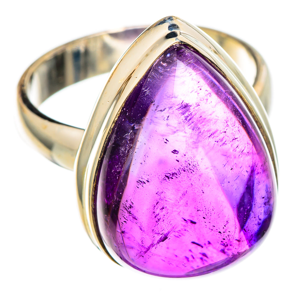 Amethyst Rings handcrafted by Ana Silver Co - RING101415 - Photo 2