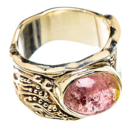 Pink Tourmaline Rings handcrafted by Ana Silver Co - RING101425 - Photo 2