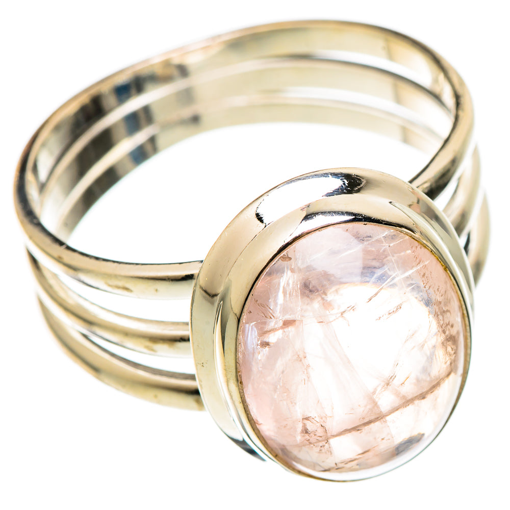 Rose Quartz Rings handcrafted by Ana Silver Co - RING101427 - Photo 2