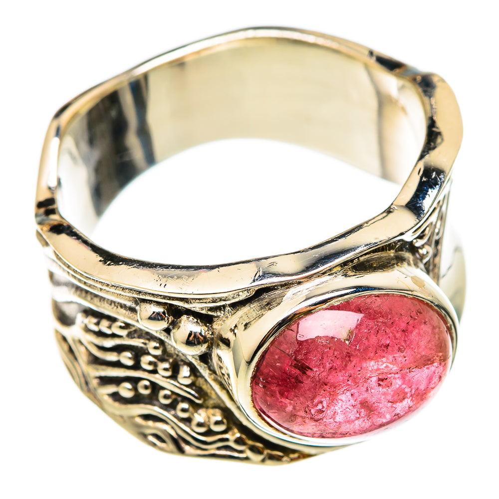 Pink Tourmaline Rings handcrafted by Ana Silver Co - RING101428