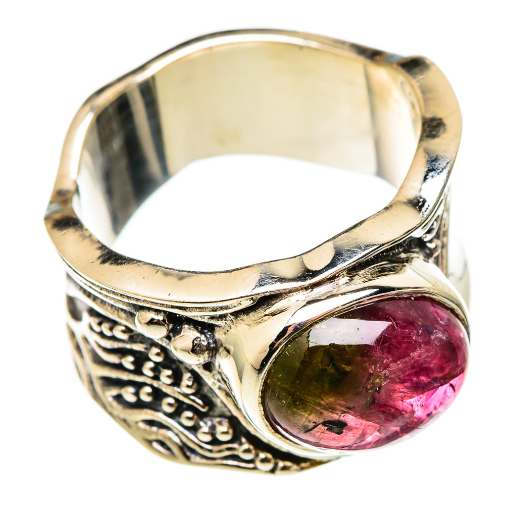Pink Tourmaline Rings handcrafted by Ana Silver Co - RING101436 - Photo 2